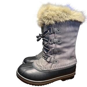 SOREL JOAN OF ARC Women's Size 7 Waterproof Snow Rain Boots Quarry